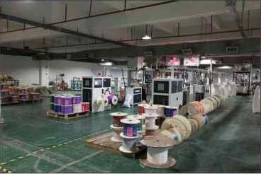 กระบวนการผลิตและอุปกรณ์สำหรับสายไฟ