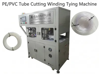 เครื่องตัดม้วนผูกท่อ PVC ยืดหยุ่นอัตโนมัติ WPM-02SL