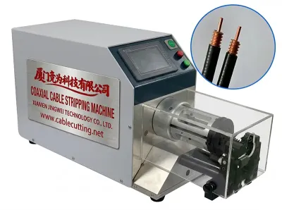 เครื่องปอกสายโคแอกเชียลกึ่งอัตโนมัติ LCD 600W WPM-8608