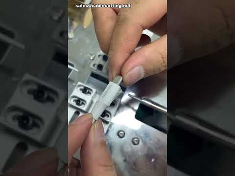 เครื่องจ่ายกาว USB และเครื่องดันเปลือกอัตโนมัติ | #factory #machine #diy