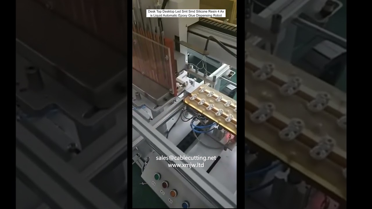 Desktop LED SMT SMD Silicone Resin 4-Axis Automatic Epoxy Glue Dispensing Robot