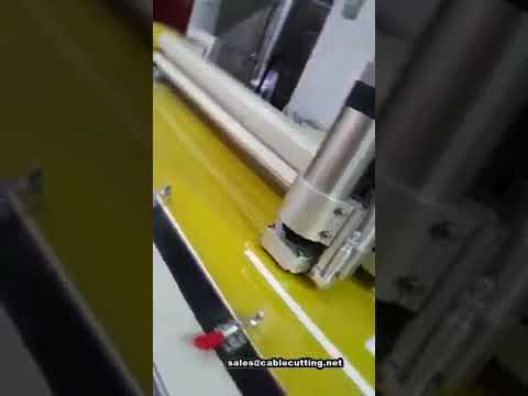 เครื่องตัดเทป PVC ด้วยมีดอัตโนมัติ แม่นยำสูงสำหรับอุตสาหกรรม
