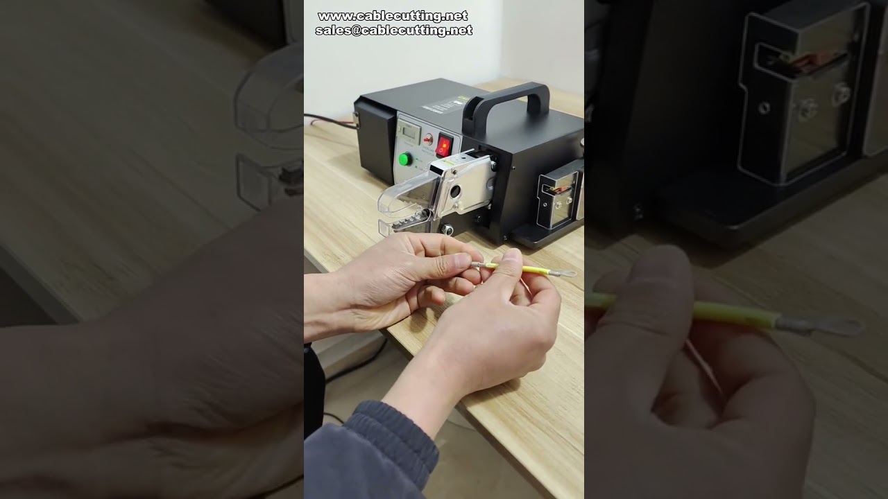 เครื่องตัด ปอก และ crimp สายไฟอัตโนมัติครบวงจร พร้อมฟังก์ชันครบในเครื่องเดียว