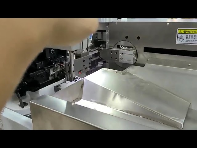 เครื่องตัด ปอก และ crimp สายแบน Ribbon Cable อัตโนมัติสองหัว