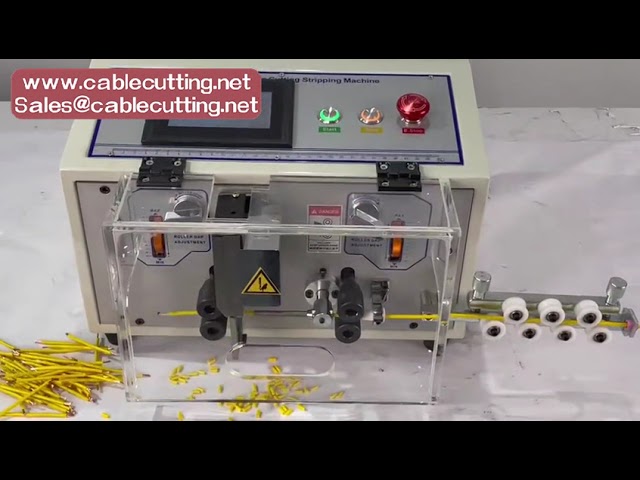 Electric Wire Stripping Machine for Scrap Cable, 0-1-10mm² Section with Blade Cutter