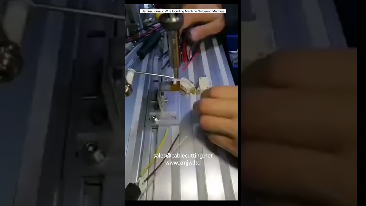 เครื่องเชื่อมสายไฟและบัดกรีกึ่งอัตโนมัติ | Semi-Automatic Wire Bonding & Soldering Machine