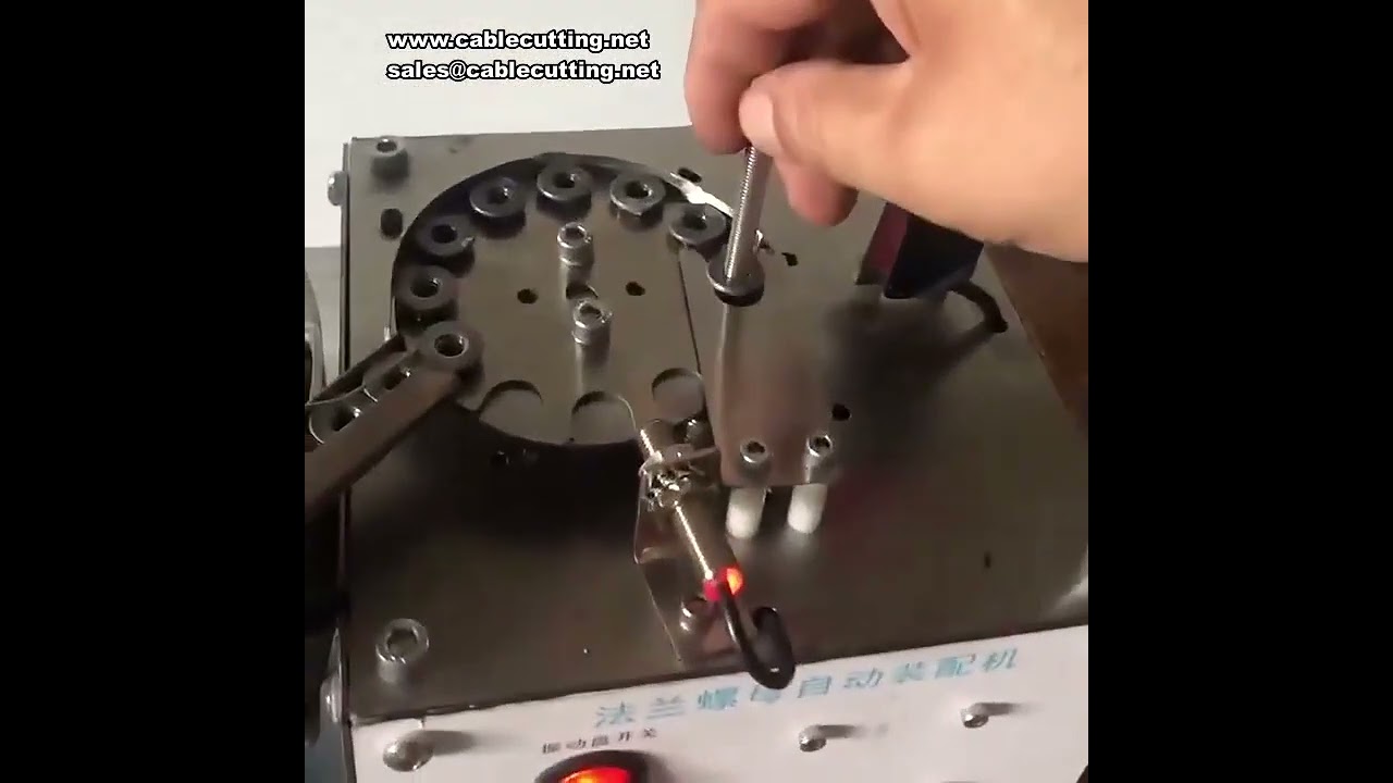 Automatic Nut Assembly Machine for Flange Nuts and Horizontal Nuts