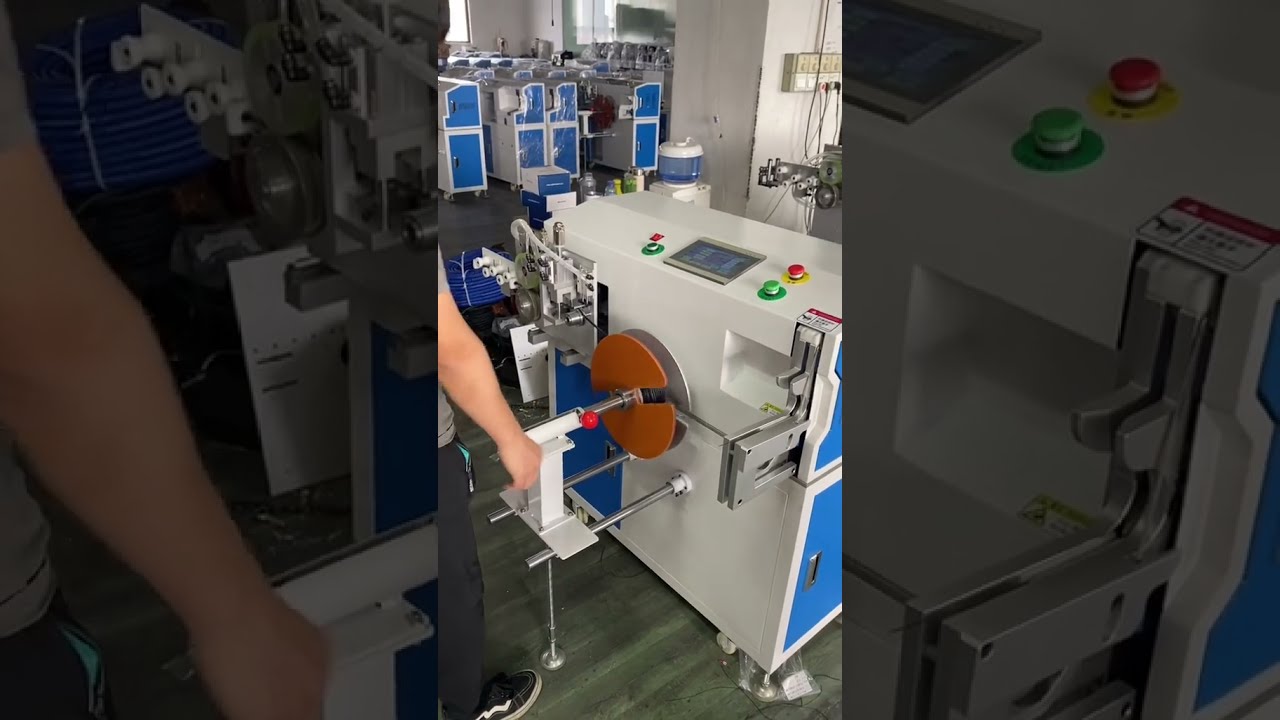 เครื่องพันสายไฟทรงพลัง อเนกประสงค์ พร้อมระบบวัดความยาวแม่นยำ จัดเรียงเรียบร้อย และรัดเร็ว
