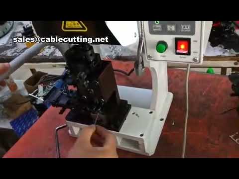 เครื่องอัดหัวเทอร์มินอลสายไฟ (Terminal Crimping Machine) - ดูการทำงานจริง