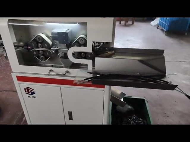 Double Line Multi-Core Sheathing Wire Stripping Machine LY-908-A 908-B Touch Screen Internal External