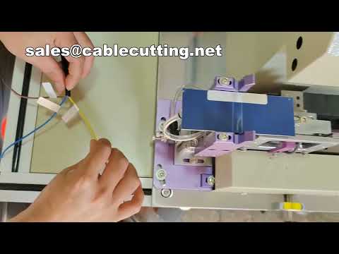 เครื่องติดป้ายพับทับสายไฟอัตโนมัติ | Flag Label Applicator สำหรับงานระบุรหัส