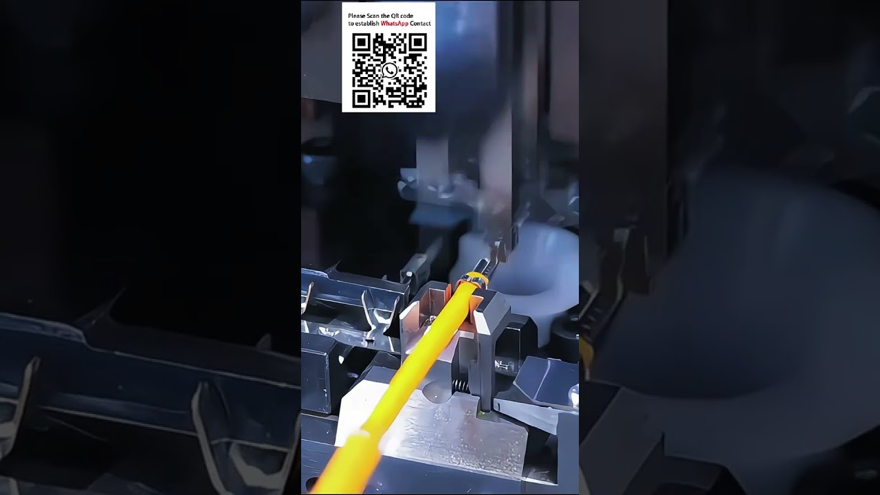 Semi-Automatic Wire Stripping and Crimping Machine with Manual Feed