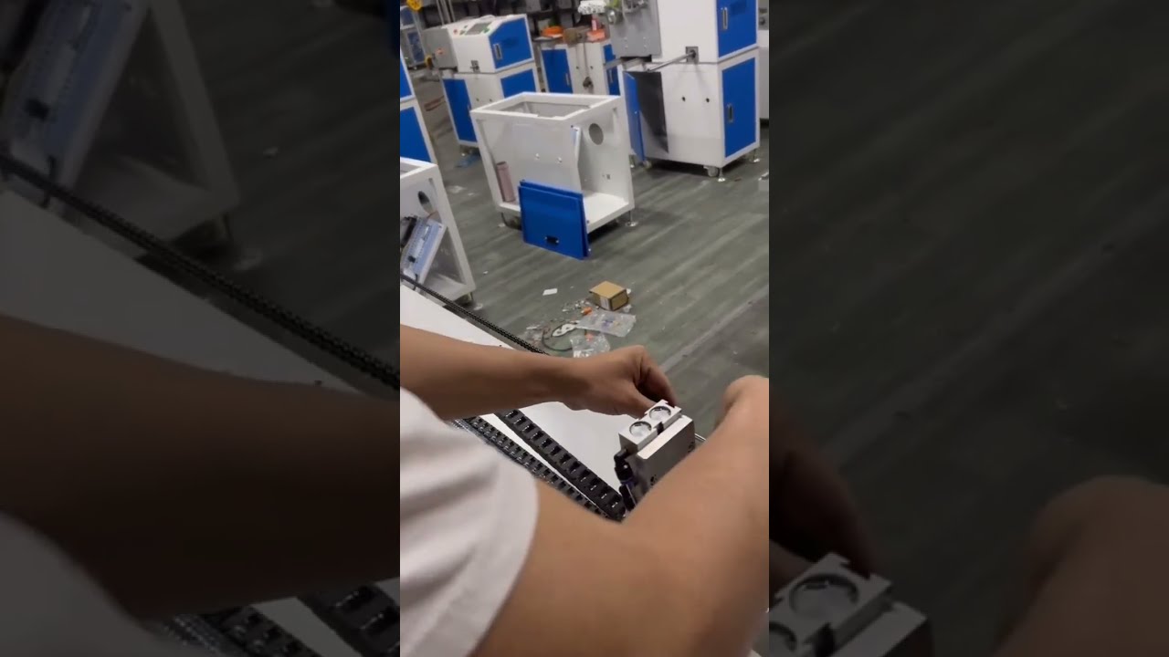 กรณีศึกษาเครื่องม้วนสายเคเบิลสปริงยาว | ระบบอัตโนมัติในโรงงาน #factory #machine