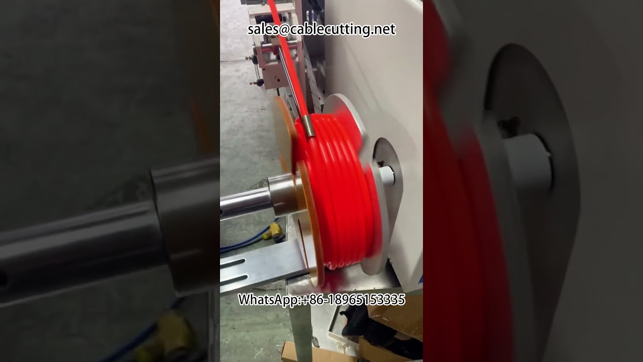 เครื่องนับและเจาะท่อ PE สำหรับม้วนเล็ก #ท่อ #เครื่องม้วน #PE #PU #ระบบอัตโนมัติ