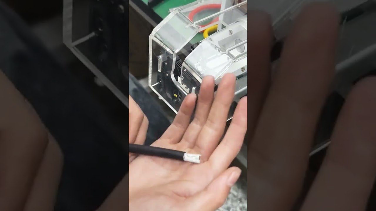 เครื่องปอกสายโคแอกเซียลกึ่งอัตโนมัติแบบหมุน – สำหรับโรงงานอุตสาหกรรม #factory #machine