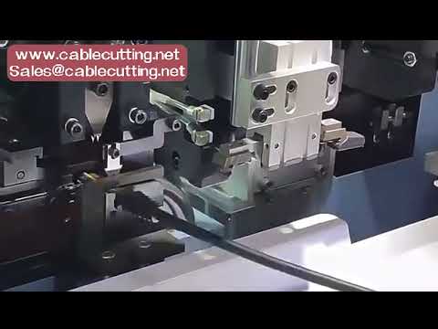 เครื่องปอกสายไฟหลายแกนและสายแพ พร้อมกดขั้วต่ออัตโนมัติ