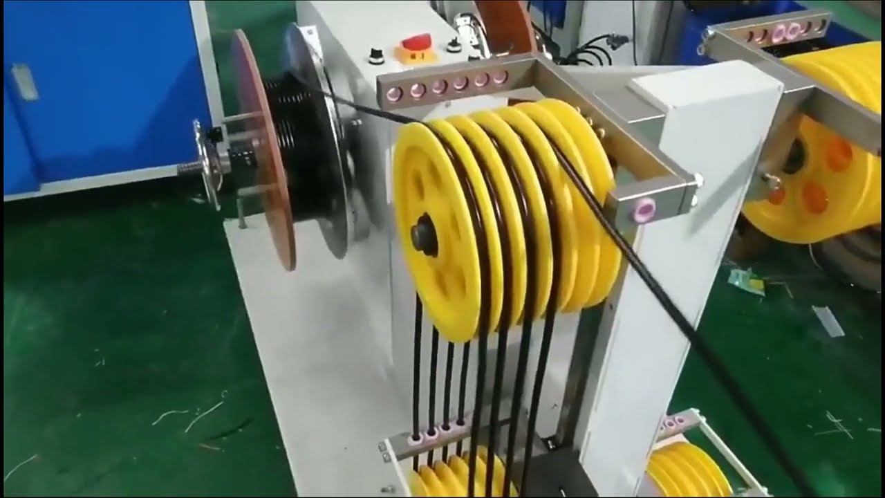 เครื่องจักรตัด ปอก และพันเกลียวสายยางอัตโนมัติแบบสมบูรณ์ (Twist Tie)