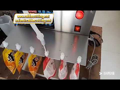 เครื่องบรรจุนมสดแบบถุง Doypack ปริมาณแม่นยำ ระบบไฟฟ้า | เครื่องบรรจุของเหลวอัตโนมัติ