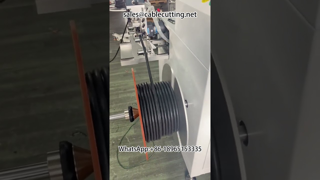 เครื่องม้วนสายไฟและสายเคเบิลอัตโนมัติ | เครื่องรีไวด์สำหรับงานอุตสาหกรรม | เพิ่มประสิทธิภาพการผลิต