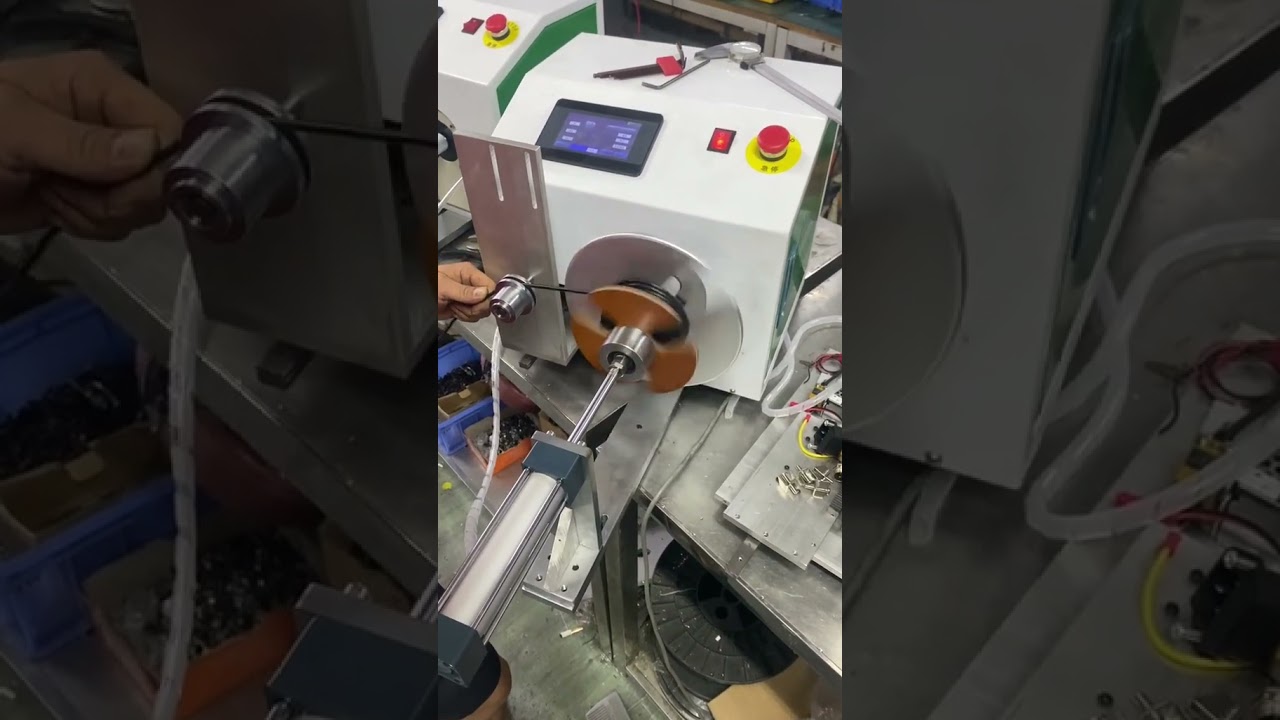 ม้วนสายเคเบิลอัตโนมัติ เร็ว เรียบร้อย สำหรับโรงงาน #automation #machine