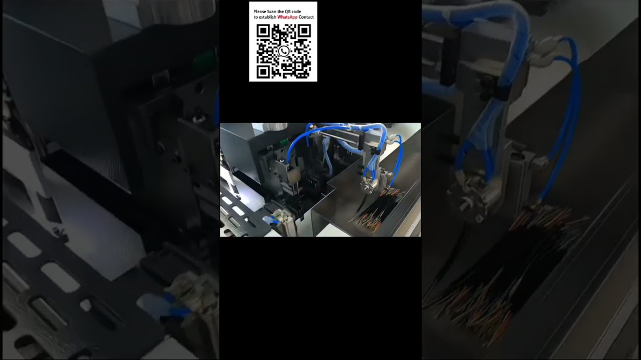 เครื่อง Crimping และ Tinning สายเคเบิลหุ้มฉนวนอัตโนมัติ พร้อมระบบตรวจสอบแรงดันเสริม (ตัวเลือก)