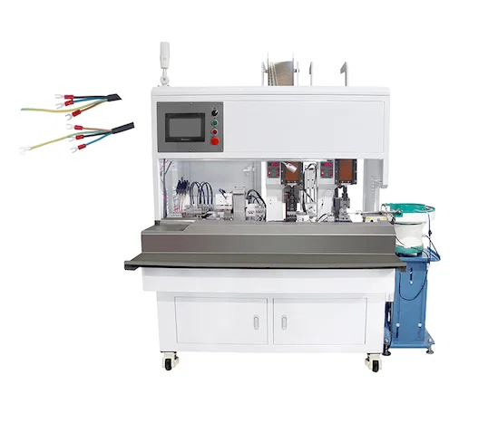 เครื่องย้ำสายเคเบิลอัตโนมัติเต็มรูปแบบสำหรับเทอร์มินอลต่างชนิด WPM-555 - เครื่องย้ำสายกึ่งอัตโนมัติ