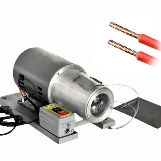 เครื่องปอกและบิดสายไฟกึ่งอัตโนมัติ WPM-191 - เครื่องปอกและบิดสายไฟหลายแกน