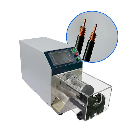 เครื่องปอกสายโคแอกเชียลกึ่งอัตโนมัติ WPM-8608